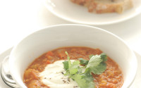 red lentil & preserved lemon soup